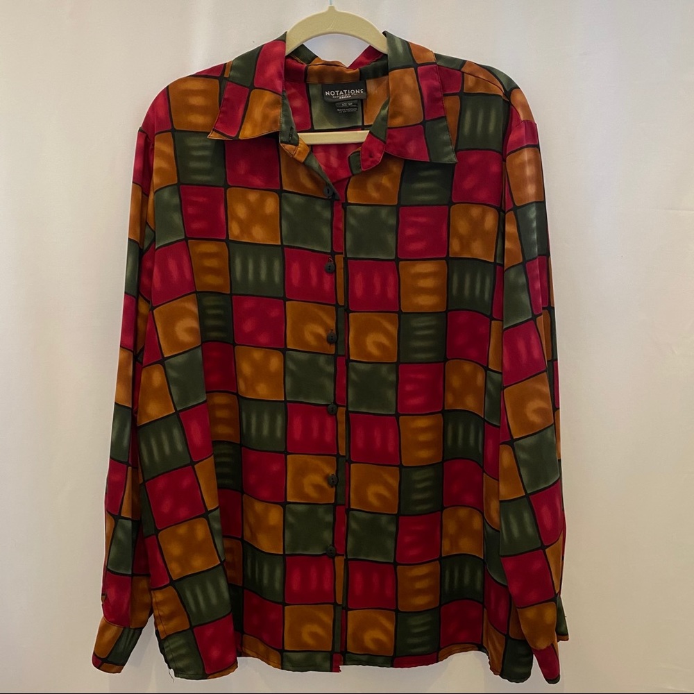 Rare Vintage Notations Clothing Co. Blouse